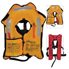 Portwest Workwear 150n Automatic Life Jacket In Red/yellow
