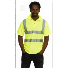 Uneek Clothing Uc805 Hi-viz Polo Shirt In Yellow