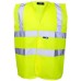 Supertouch Mens Hi Vis Vest In Hi Vis Yellow