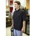 Dennys Chefswear Afd Jacket In White And Black