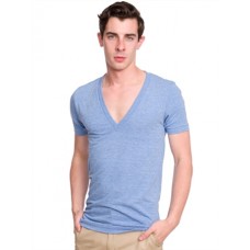 American Apparel Tri-blend Short Sleeve Deep V-neck