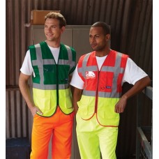 Yoko Hi-vis Executive Waistcoat In Various Colours