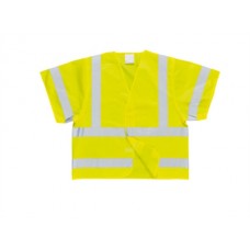 Portwest Workwear Hi-vis Short Sleeved Vest In Yellow