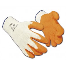 Portwest Workwear Grip Glove In Orange And Green