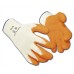Portwest Workwear Grip Glove In Orange And Green