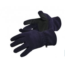 Portwest Workwear Fleece Glove In Black And Navy