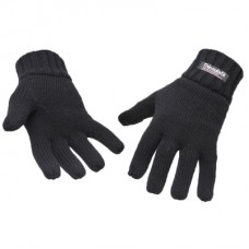 Portwest Workwear Knit Glove Thinsulate Lined In Black And Navy