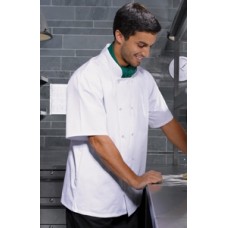Premier Studded Front S/s Chef's Jacket