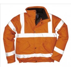 Portwest Work Wear Rail Industry Hi-vis Bomber Jacket