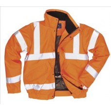 Portwest Work Wear Rail Industry Hi-vis Breathable Bomber Jacket