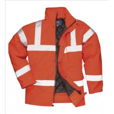 Portwest Work Wear Rail Industry Hi-vis Breathable Jacket