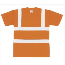 Portwest Work Wear Rail Industry Hi-vis T-shirt