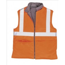 Portwest Work Wear Rail Industry Hi-vis Reversible Bodywarmer