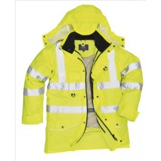 Portwest Work Wear Hi-vis 7-in-1 Traffic Jacket