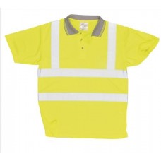 Portwest Work Wear Hi-vis Short Sleeved Polo Shirt