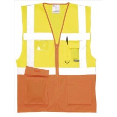 Portwest Original High Visability Executive Yellow / Orange Vest