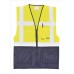 Portwest Original High Visability Executive Yellow / Navy Vest