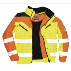 Contrast Plus High Visibility Bomber Jacket
