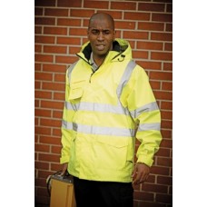 Regatta Men's Hi-vis Interactive Breathable Shell In Hi-vis Yellow