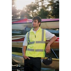 Regatta Men's Hi-vis Softshell Bodywarmer In Yellow