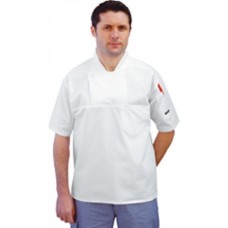 Portwest Workwear White Chefs Tunic With Mandarin Collar