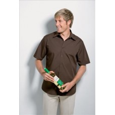 Kustom Kit Bargear Men's Short Sleeve Bar Shirt