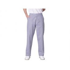 Portwest Workwear Men's Barnet Chefs Trousers In Blue White Check