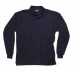 Portwest Workwear Men's Long Sleeve Polo Shirt In Navy