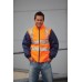 Yoko Hi-vis Quilted Jacket With Detatchable Sleeves