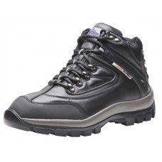 Portwest Workwear Men's Steelite Mid Cut Trainer Sb In Black