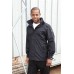 Helly Hansen Dubliner Crew Jacket In Black And Navy