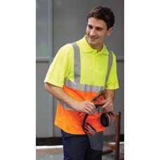 Yoko Hi-vis Short Sleeve Polo Shirt In Various Colours