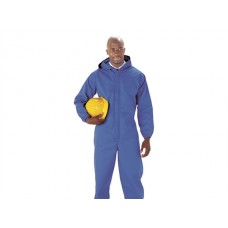 Portwest Workwear Hooded Spray Coverall In Navy And Royal