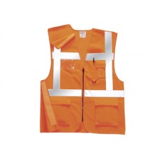 Portwest Workwear Executive Rail Vest Go/rt In Orange