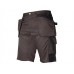 Projob Workwear Men's 5518 Shorts In Grey And Brown Projob Workwear Men's 5518 Shorts In Grey And Brown