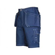 Projob Workwear Men's 5502 Shorts In Blue And Black Projob Workwear Men's 5502 Shorts In Blue And Black