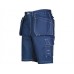 Projob Workwear Men's 5502 Shorts In Blue And Black Projob Workwear Men's 5502 Shorts In Blue And Black