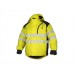 Projob Workwear Men's 6405 Jacket 6 In 1 In Yellow And Orange