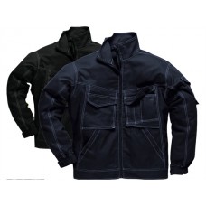 Portwest Workwear Buffalo Canvas Jacket In Navy And Black