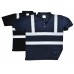 Portwest Workwear Iona Poloshirt In Black And Navy