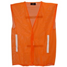 Super Touch Mesh Waistcoat In Orange