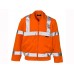 Super Touch Hi Vis Polycotton Jacket In Orange
