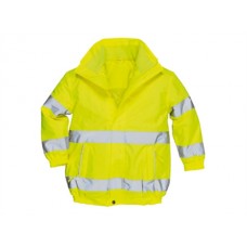 Portwest Workwear Junior High Visibility Jacket In Yellow
