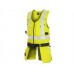 Projob Workwear Men's 6704 Vest Hv In Orange And Yellow