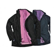 Portwest Workwear Elgin 3 In 1 Ladies Jacket In Navy And Black
