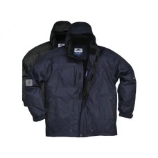 Portwest Workwear Delaware Jacket In Navy And Black