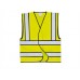 Portwest Workwear Hi-vis Vest With Black Contrast In Yellow