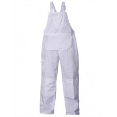 Supertouch Painters Basic Bib And Brace Trouser In White