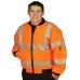 Super Touch Hi Vis Bomber Jacket In Orange