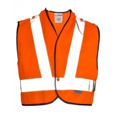 Super Touch Hi Vis Mini Tracker Waistcoat In Orange